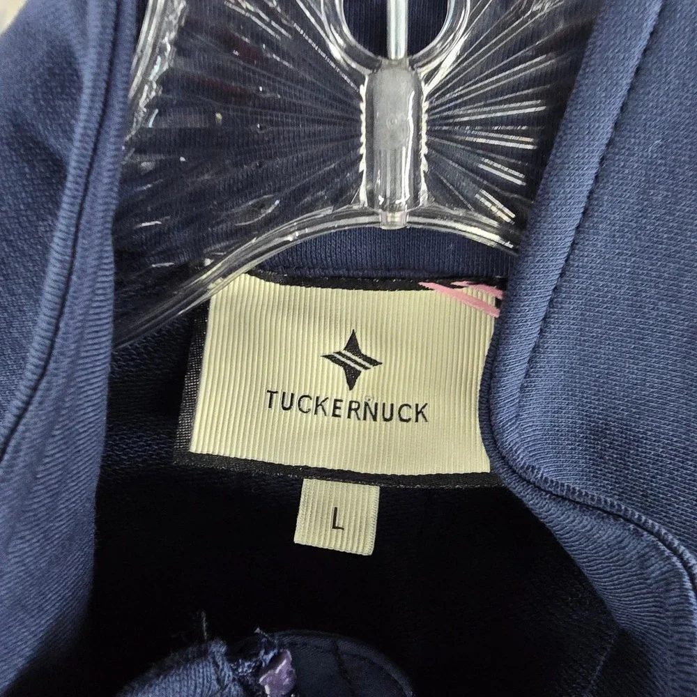Tuckernuck Vest Women Large Navy‎ Blue Austin Built Quilted Full Zip Navy